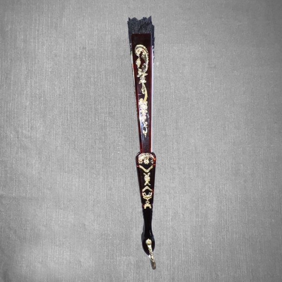 Vintage Flamenco Dancer Fan - Picture 2 of 8